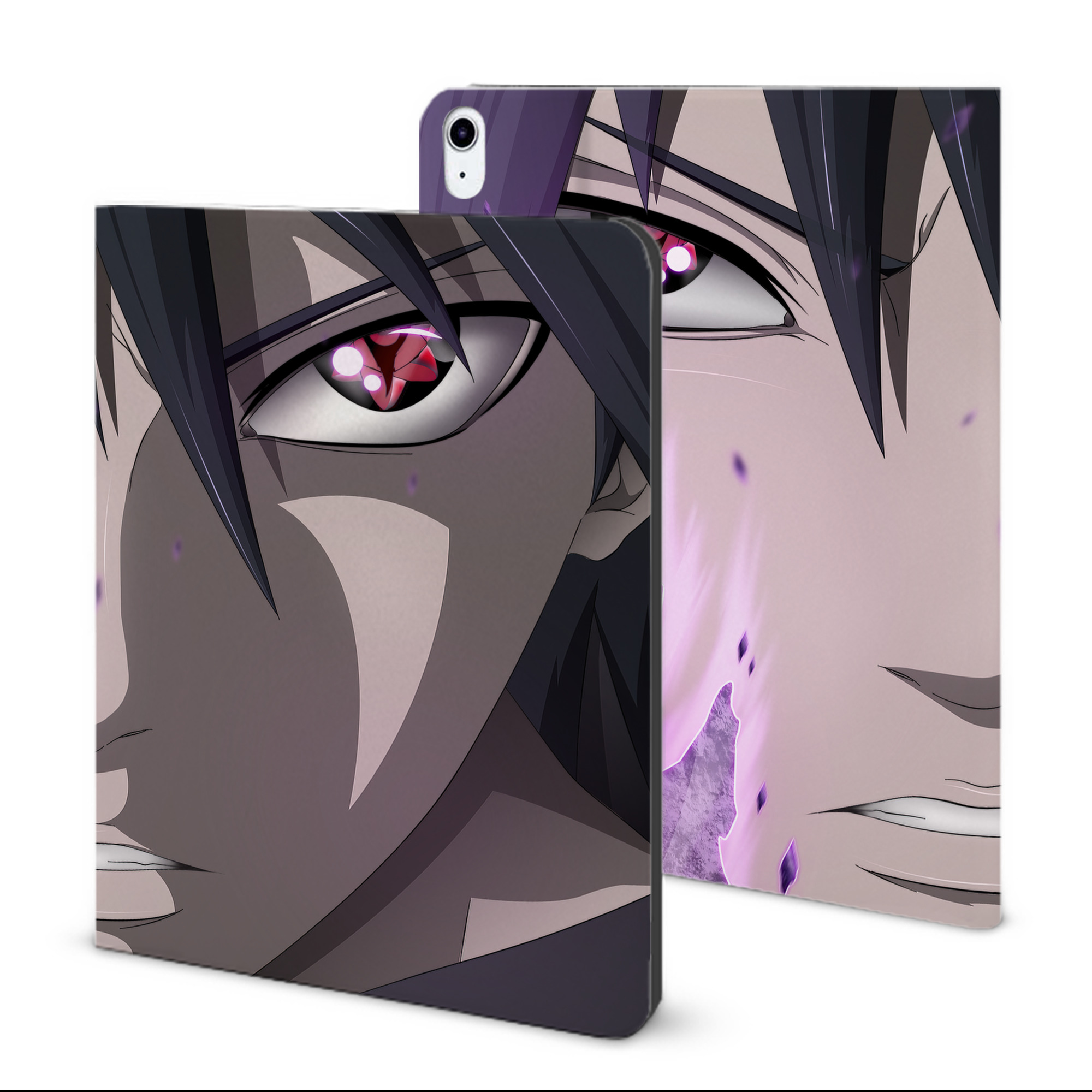 （画像用） NARUTO -ナルト- NARUTO -ナルト- 疾風伝 IPad ケース ブック型 PUレザー TPU 耐衝撃 軽量 薄型 ペン収納なし 全面保護 IPad 各モデル対応